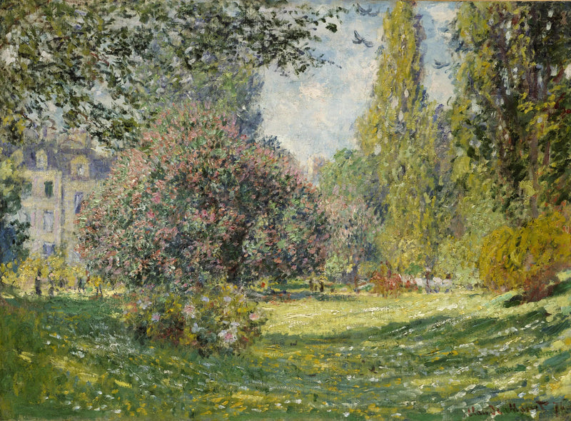 Landschaft: der Parc Monceau - Claude Monet