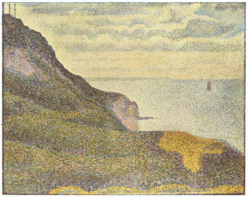 Meereslandschaft in Port-en-Bessin, Normandie - Georges Seurat
