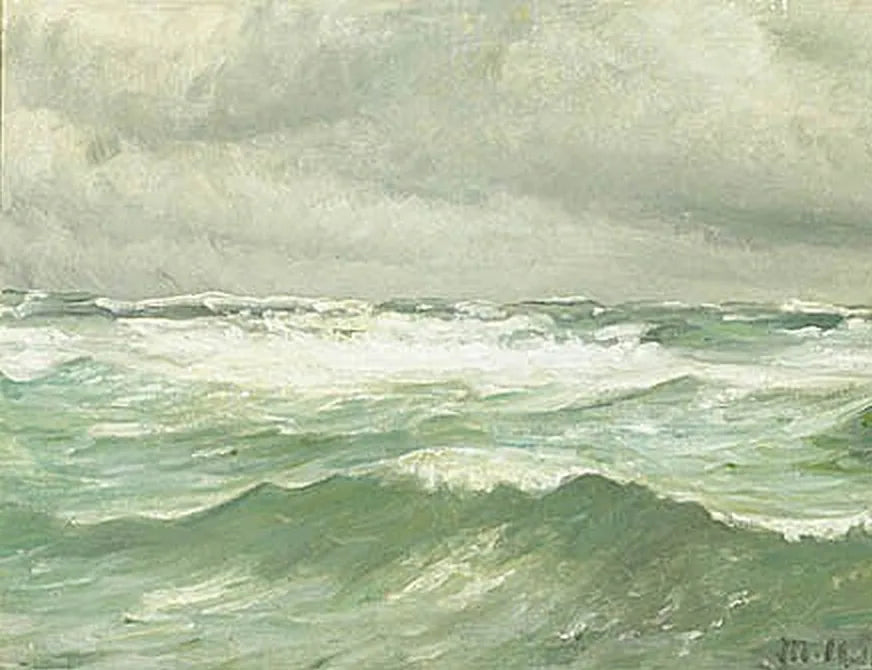 Meereslandschaft. -Michael Peter Ancher