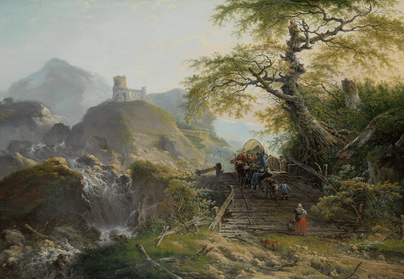 Paysage de montagne près de Düsseldorf - Gerard van Nijmegen
