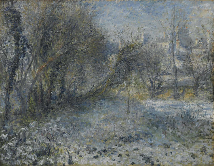 Schneelandschaft - Pierre-Auguste Renoir