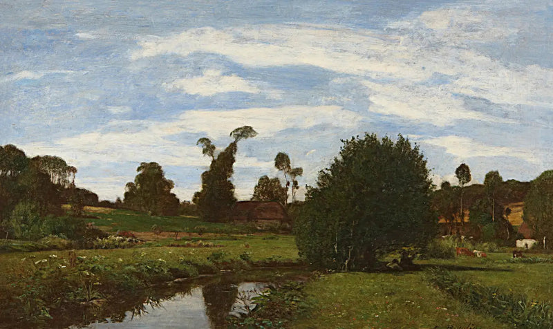 Normannische Landschaft - Eugène Boudin