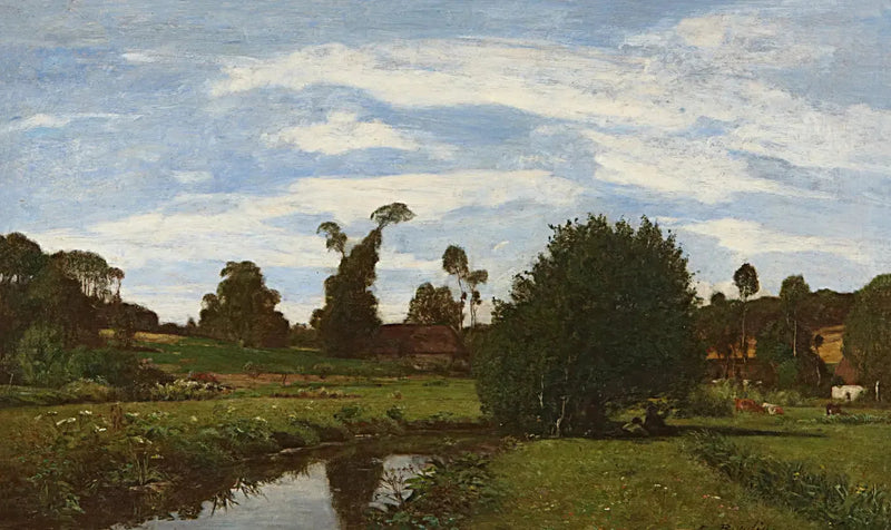 Normannische Landschaft - Eugène Boudin