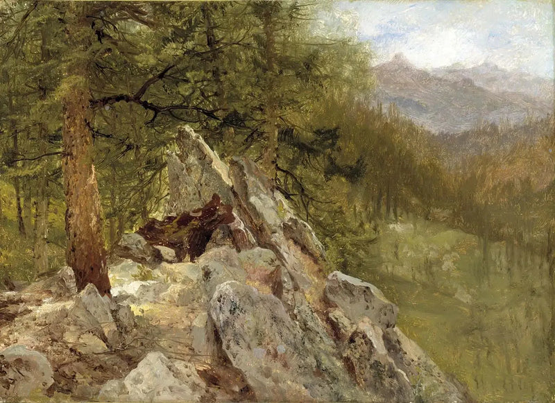 Westliches Landschaftsbild - John Frederick Kensett