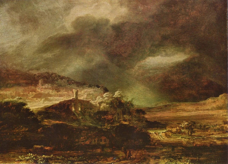 Sturmlandschaft - Rembrandt