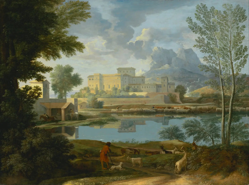 Landschaft bei ruhigem Wetter - Nicolas Poussin