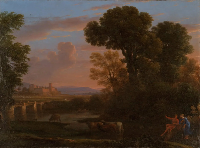 Ländliche Landschaft - Claude Lorrain