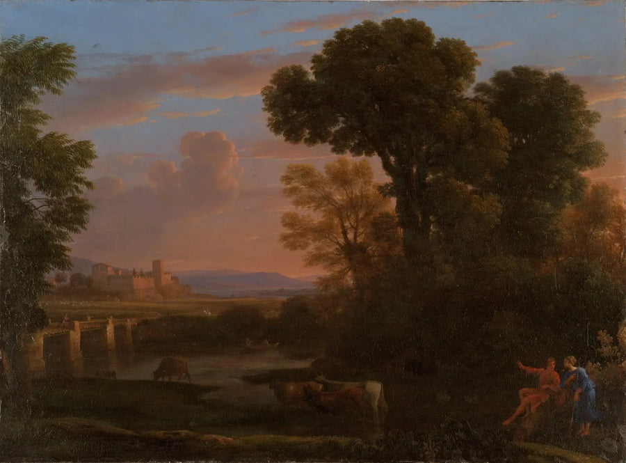 Ländliche Landschaft - Claude Lorrain