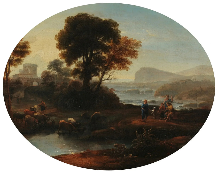 Ländliche Landschaft - Claude Lorrain