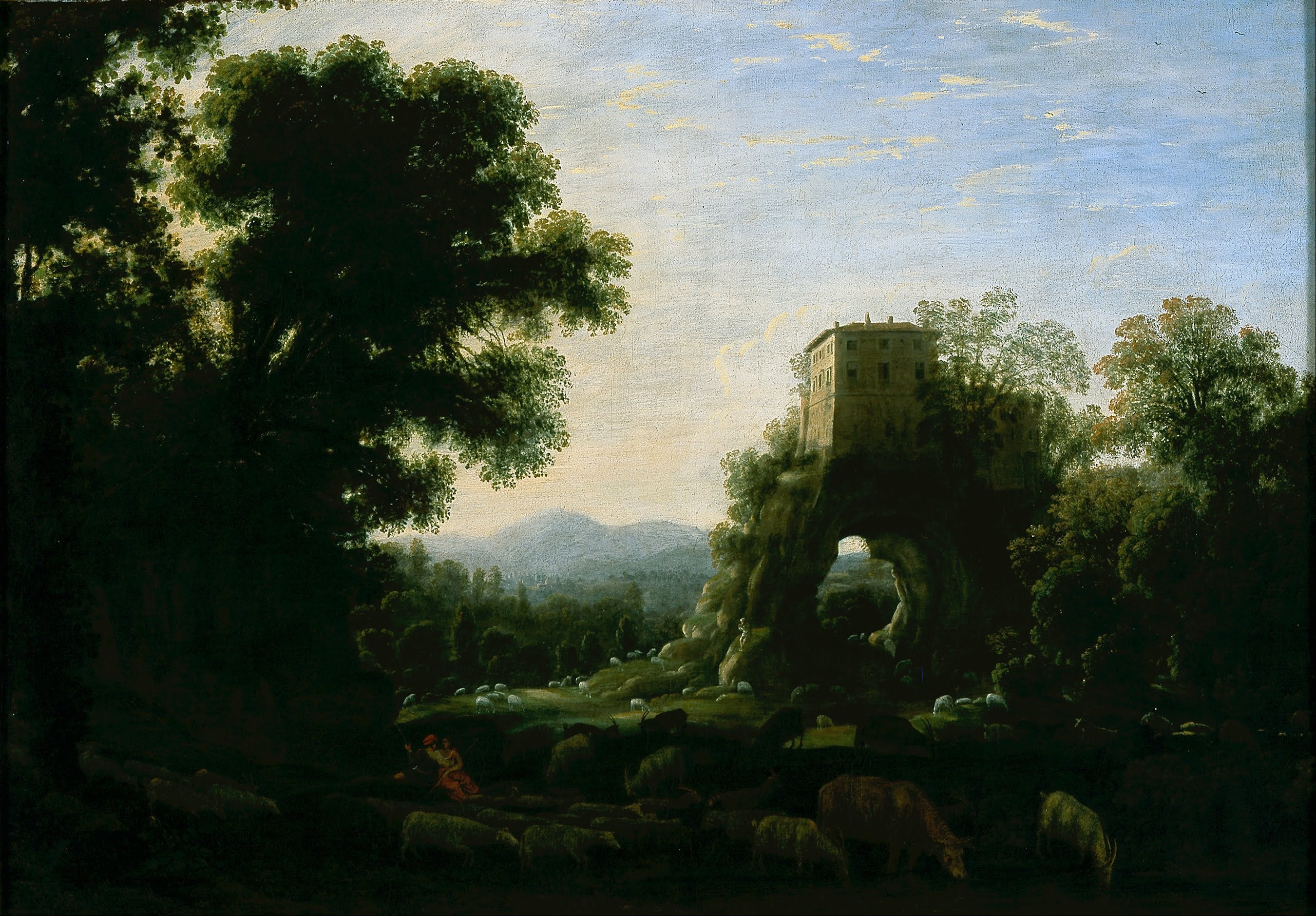 Ländliche Landschaft - Claude Lorrain