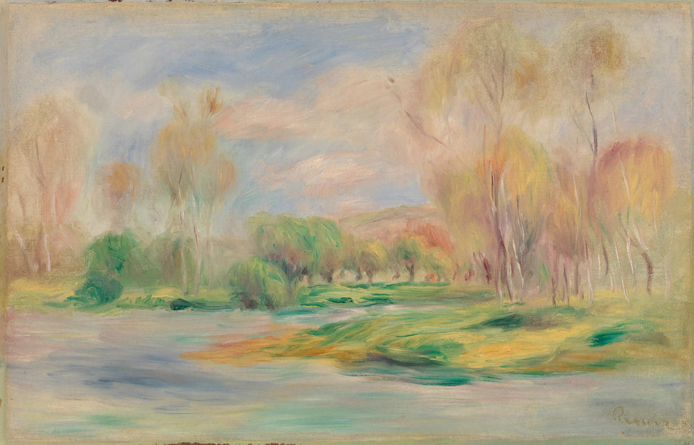 Paysage - Pierre-Auguste Renoir image 1 reproduction d’œuvre d’art à l’huile