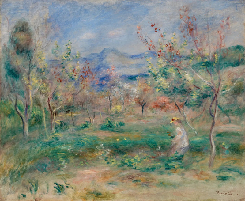 Landschaft - Pierre-Auguste Renoir
