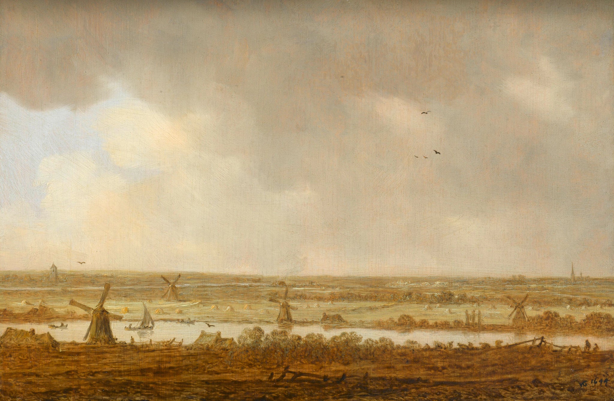 Paysage de polders - Jan van Goyen