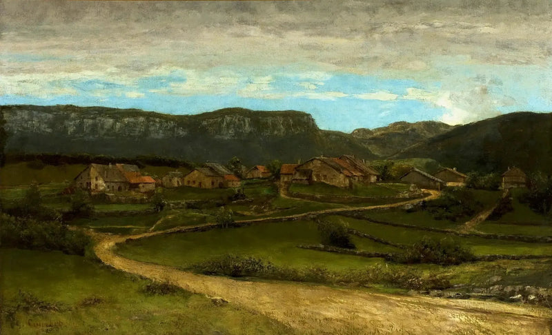 Landschaft bei Ornans. - Gustave Courbet