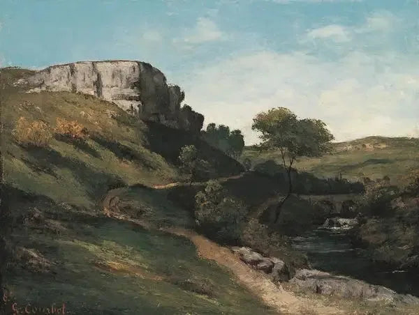 Landschaft bei Maisières - Gustave Courbet