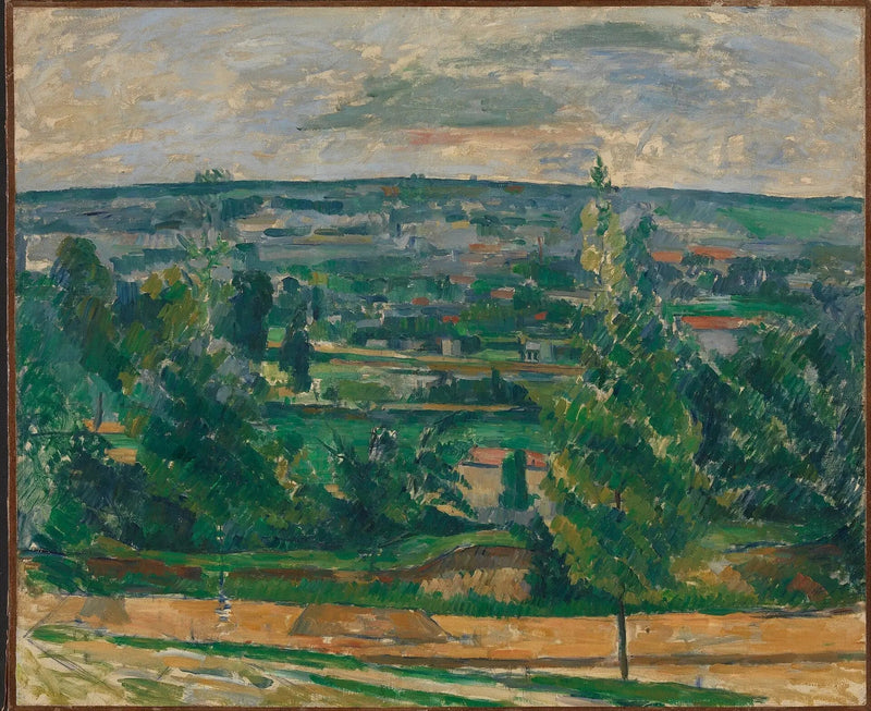 Landschaft bei Melun - Paul Cézanne