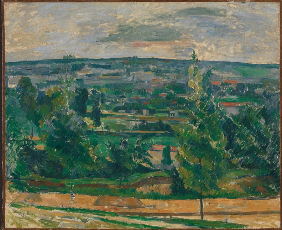 Landschaft bei Melun - Paul Cézanne