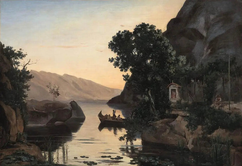 Landschaft bei Riva am Gardasee - Jean-Baptiste Camille Corot