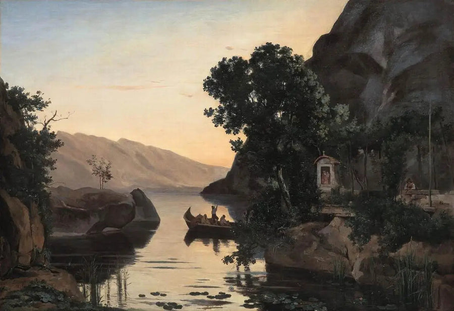 Landschaft bei Riva am Gardasee - Jean-Baptiste Camille Corot