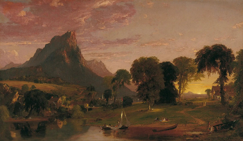 Landschaft bei Sherburne, Chenango County, New York - Jasper Francis Cropsey
