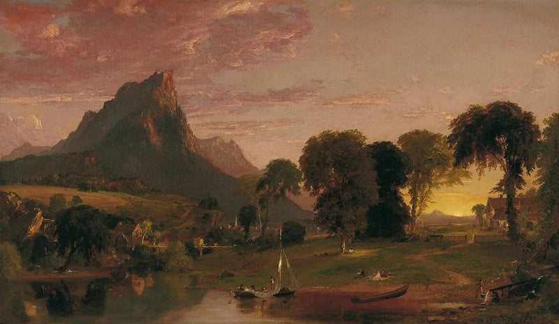 Landschaft bei Sherburne, Chenango County, New York - Jasper Francis Cropsey