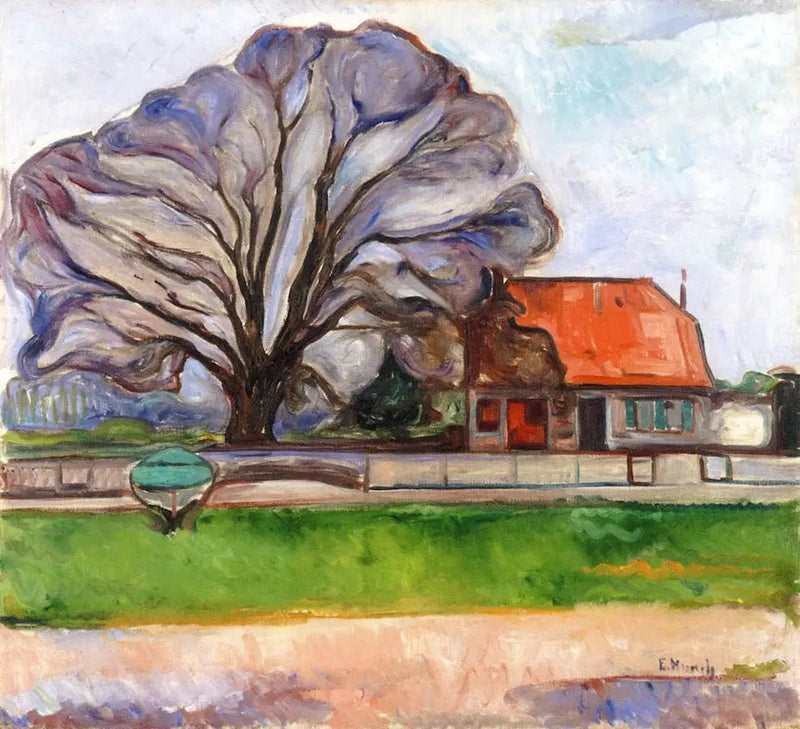Landschaft bei Travemünde - Edvard Munch