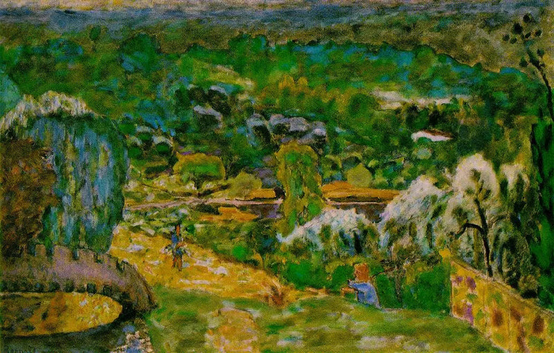 Frühlingslandschaft - Pierre Bonnard