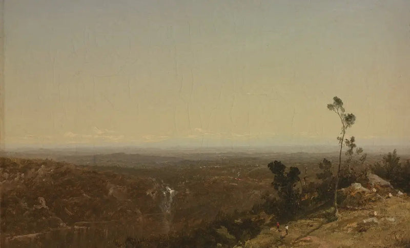 Landschaft, Fluss Genesee - John Frederick Kensett