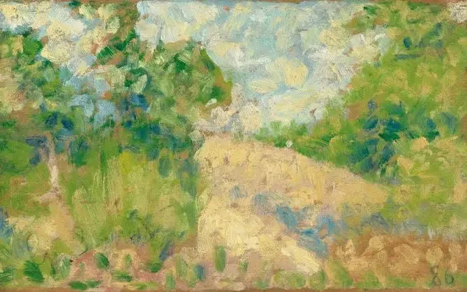 Rosa Landschaft - Georges Seurat