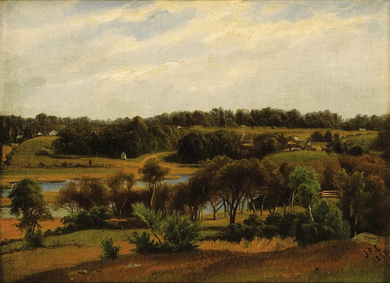 Ländliche Landschaft - Jasper Francis Cropsey