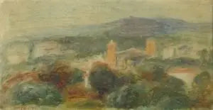 Landschaft, Saint-Paul de Vence - Pierre-Auguste Renoir