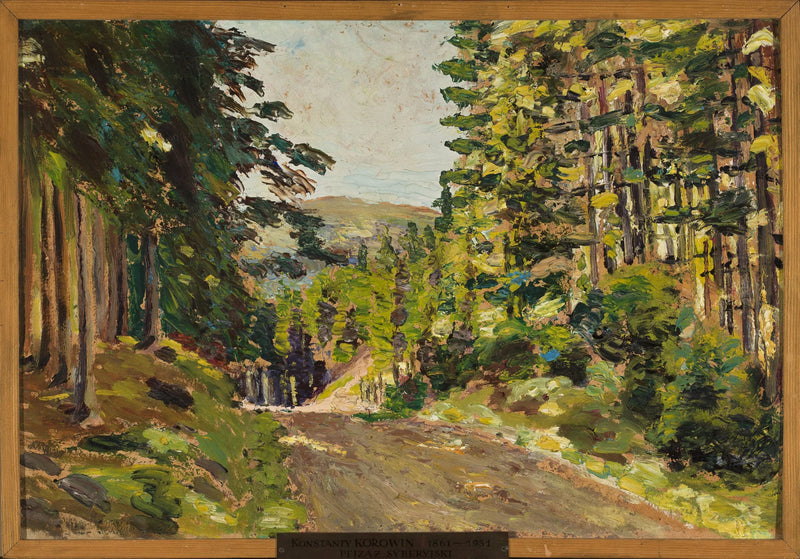 Sibirische Landschaft. - Konstantin Korowin