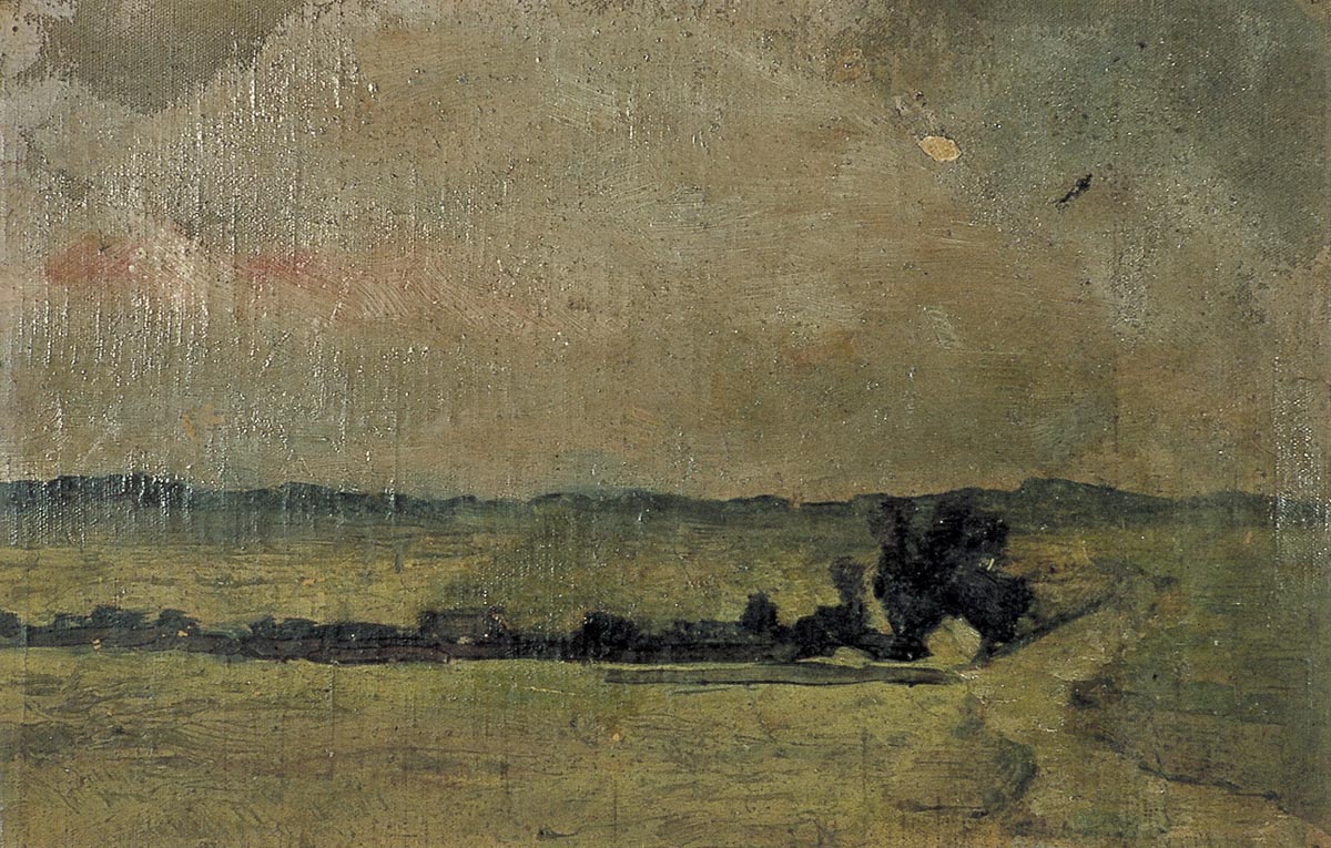 Paysage - Theo van Doesburg image 1 reproduction artisanale de tableau