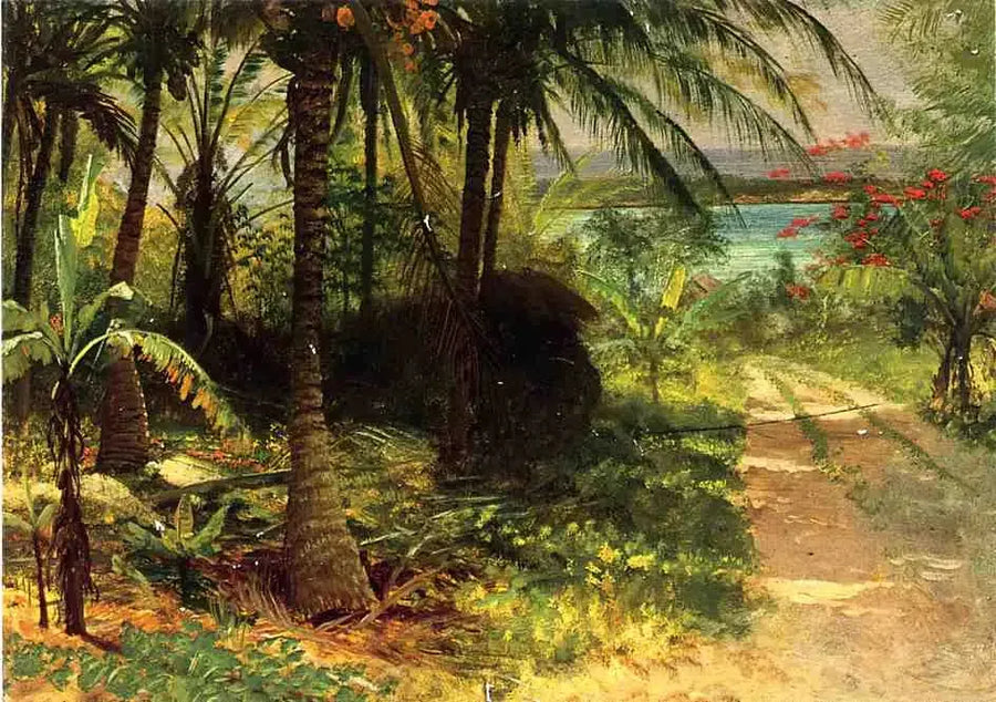 Tropische Landschaft - Albert Bierstadt