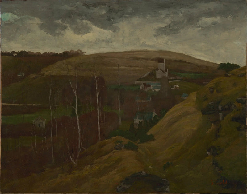 Hügellandschaft - Gustave Courbet