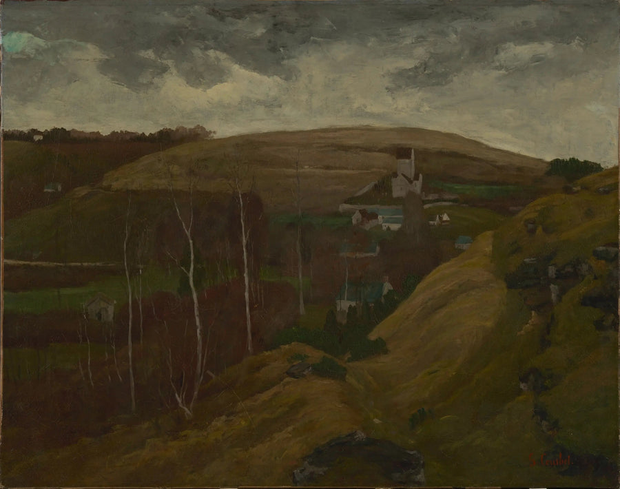 Hügellandschaft - Gustave Courbet