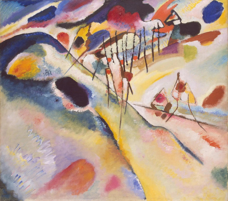 Landschaft - Vassily Kandinsky