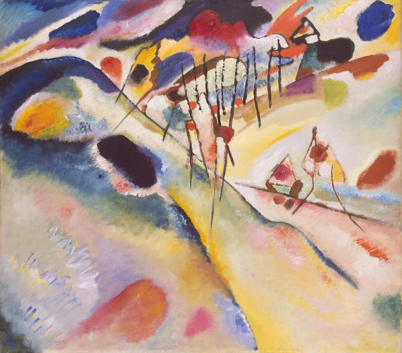 Landschaft - Vassily Kandinsky