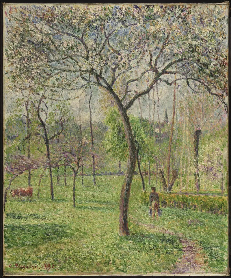 Landschaft (Obstgarten) - Camille Pissarro
