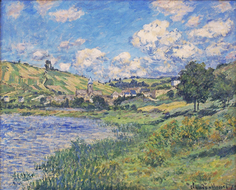 Landschaft. Vétheuil W526 - Claude Monet