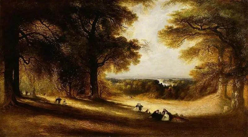 Landschaft: Blick im Richmond-Park - John Martin