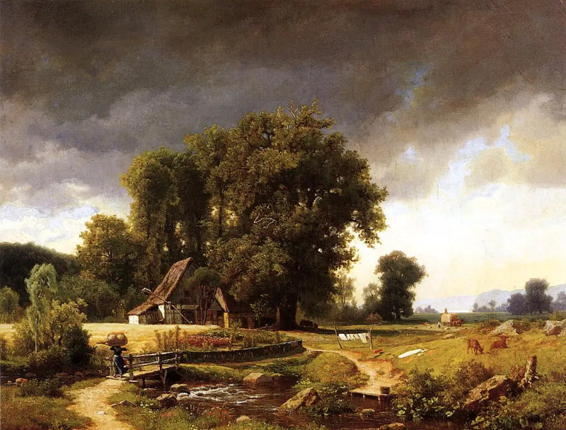 Westfälische Landschaft - Albert Bierstadt