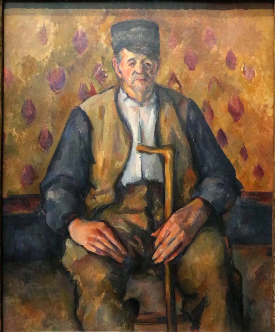 Sitzender Bauer - Paul Cézanne