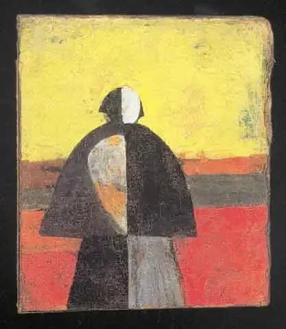 Bauer auf dem Feld - Kazimir Malevich