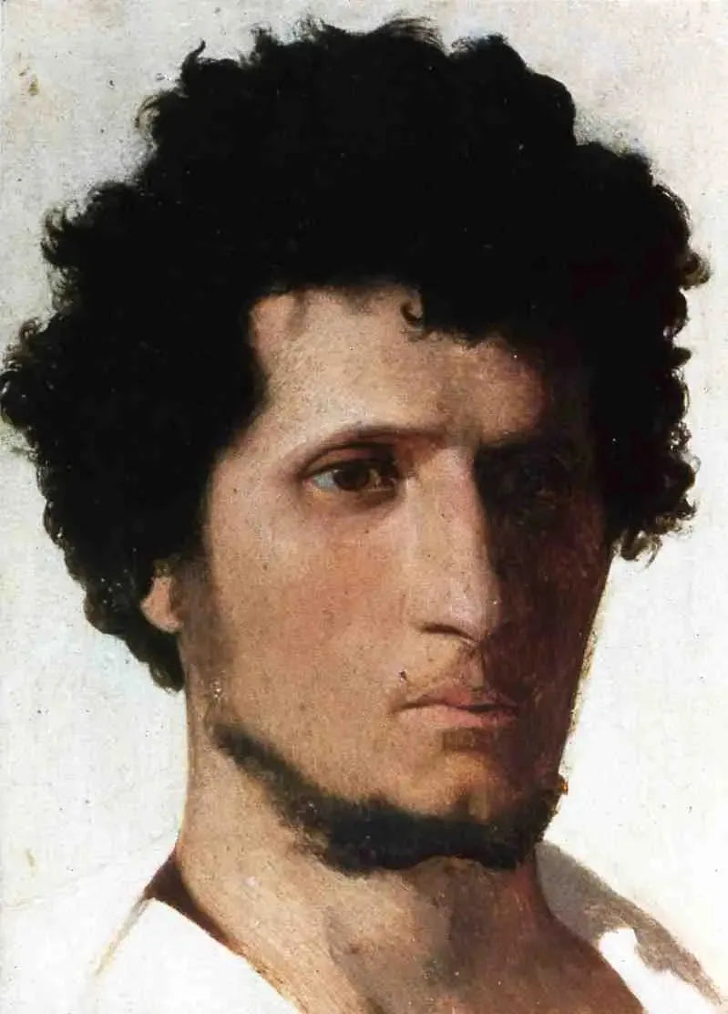Bauer aus der römischen Landschaft, von vorne - Jean-Léon Gérôme