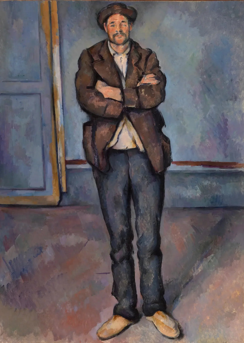 Stehender Bauer, die Arme verschränkt - Paul Cézanne