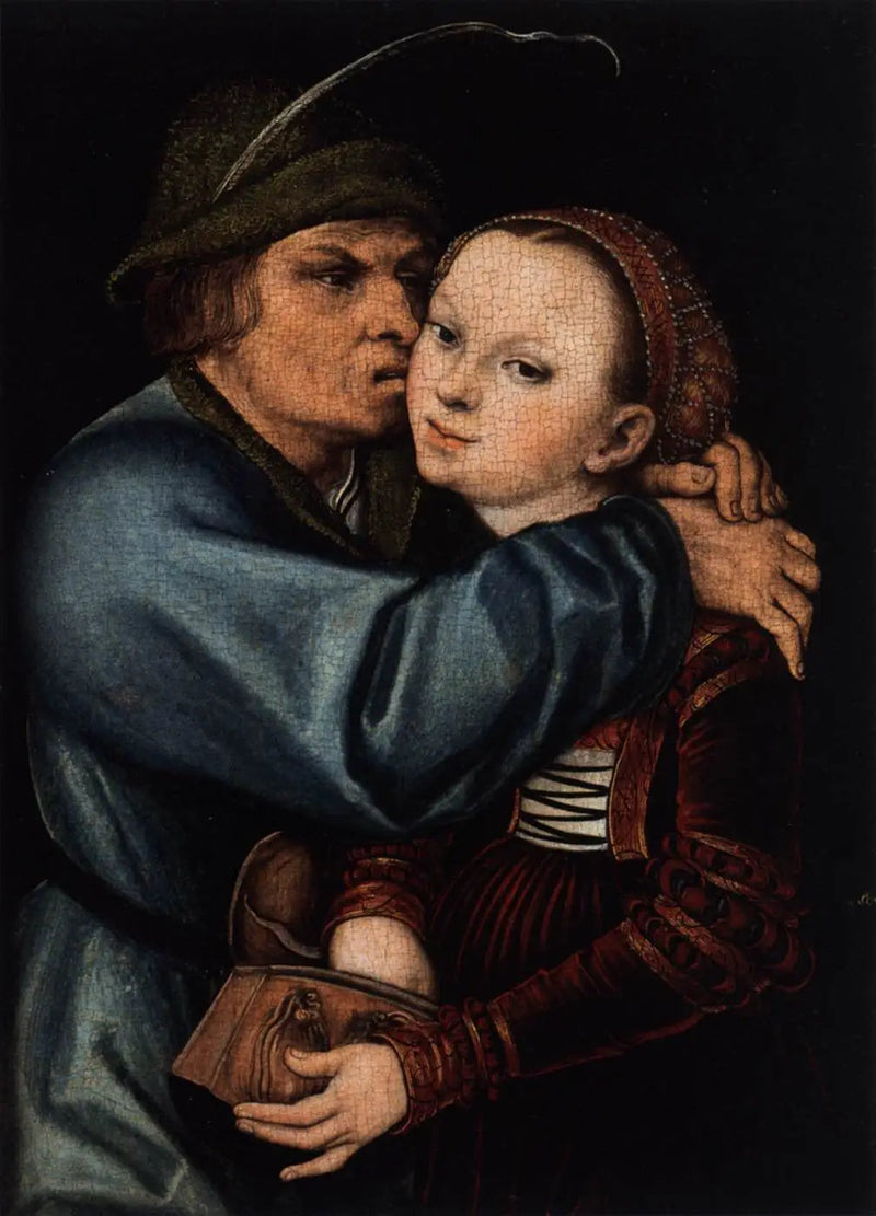 Bauer und Prostituierte - Lucas Cranach der Ältere
