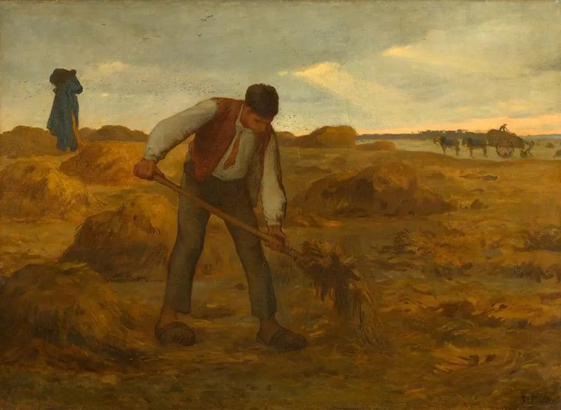 Bauer, der Mist ausbringt - Jean-François Millet