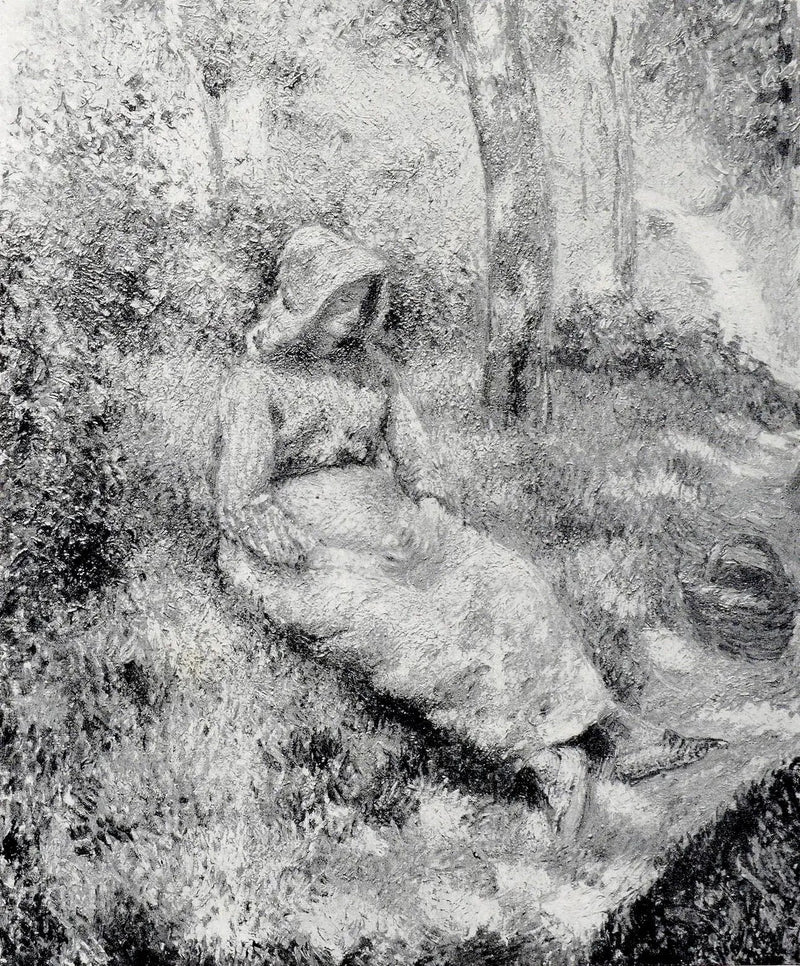 Sitzende Bäuerin - Camille Pissarro
