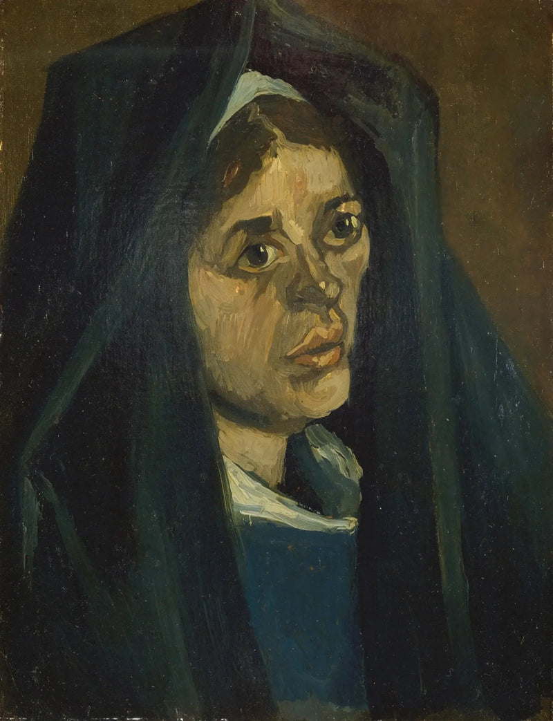 Bäuerin mit grünem Schal - Vincent van Gogh